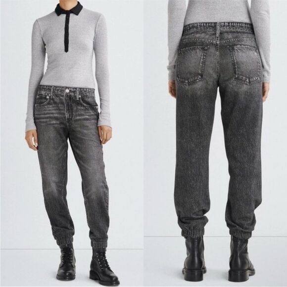 rag & bone Black Jogger Pants - Picture 13 of 13